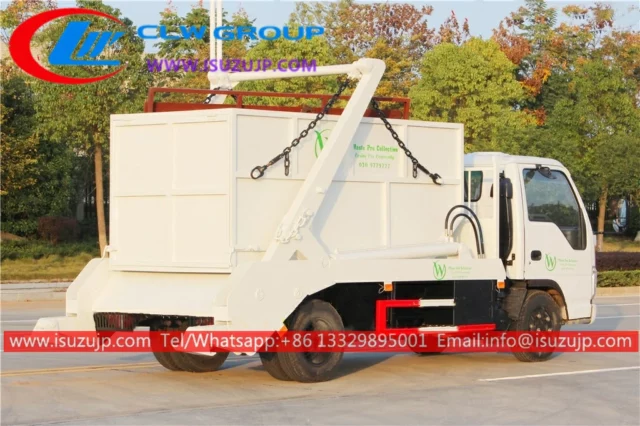 ISUZU ELF 4cbm Mini Skip Loader Truck Isuzu Truck Manufacturer