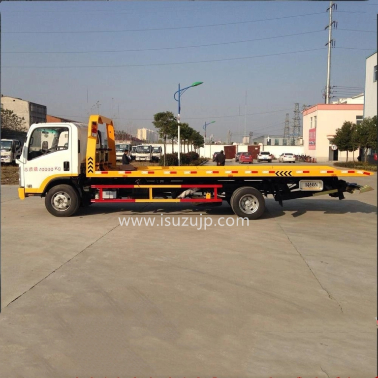 ISUZU ELF 6 Ton Flatbed Tow Truck - Isuzu Truck Manufacturer | Tanker ...