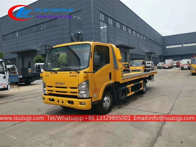 Isuzu Kv600 4 Ton Full Landed Type Recovery Wrecker Tow Truck - Isuzu 