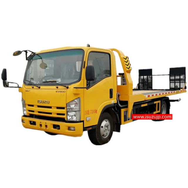 ISUZU KV600 4 ton full landed type recovery wrecker tow truck - Isuzu ...