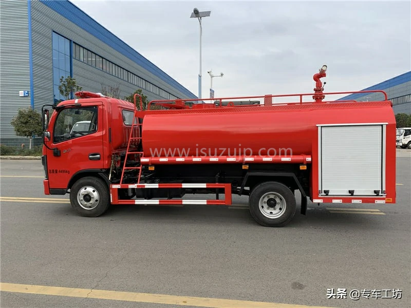 4t fire fighting water pump truck Thailand