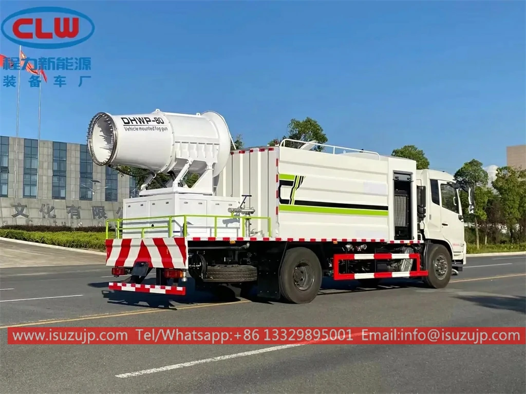 Dongfeng 12000liters dust suppression water tank truck