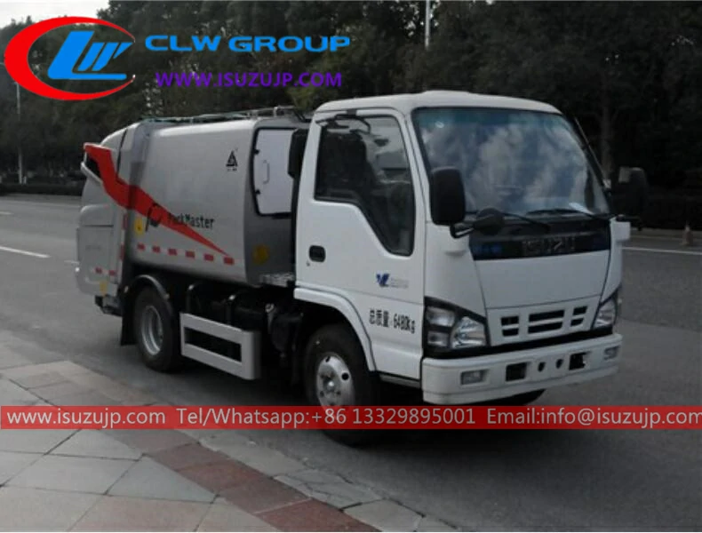 ISUZU 3cbm rear loader truck for sale Sudan