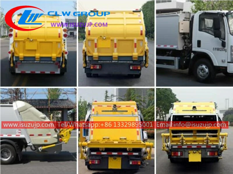 ISUZU 5cbm Freightliner garbage truck for sale in Guinea-Bissau