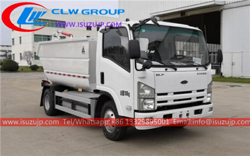 ISUZU 5cbm battery-operated garbage truck Namibia