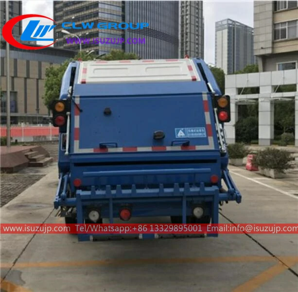 ISUZU 8cbm electric waste collection truck for sale in Rwanda