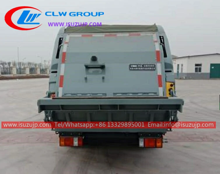 ISUZU ELF 6cbm waste disposal truck price in Gabon