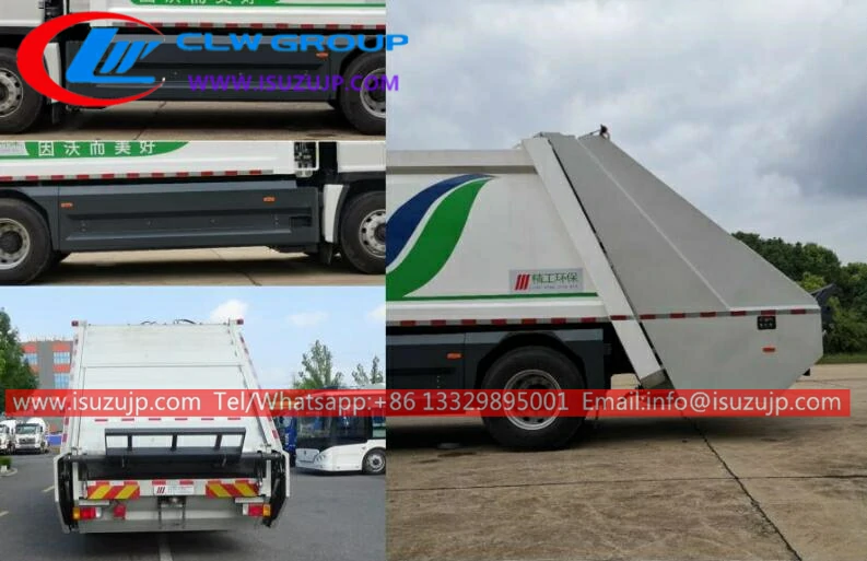 ISUZU GIGA 14m3 electric refuse trucks for sale in the Republic of Congo