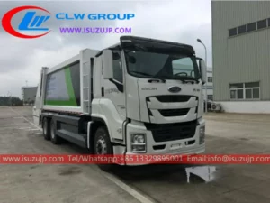 ISUZU GIGA 16cbm hybrid garbage truck Mozambique