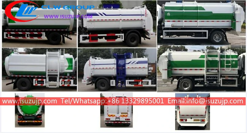 ISUZU KV100 side load garbage trucks price in South Africa