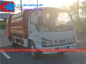 ISUZU NKR small trash truck for sale in Sao Tome and Principe