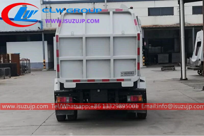 ISUZU NPR 5 ton front loader garbage truck for sale in Uganda