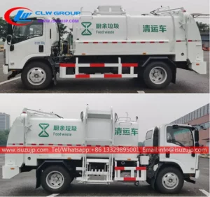 ISUZU NQR waste management side loader Tuvalu