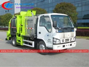 ISUZU automated side loader garbage truck sale Botswana