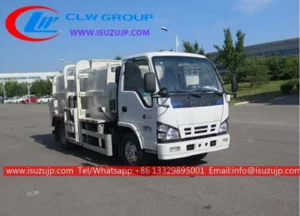 ISUZU small refuse trucks for sale in Peru