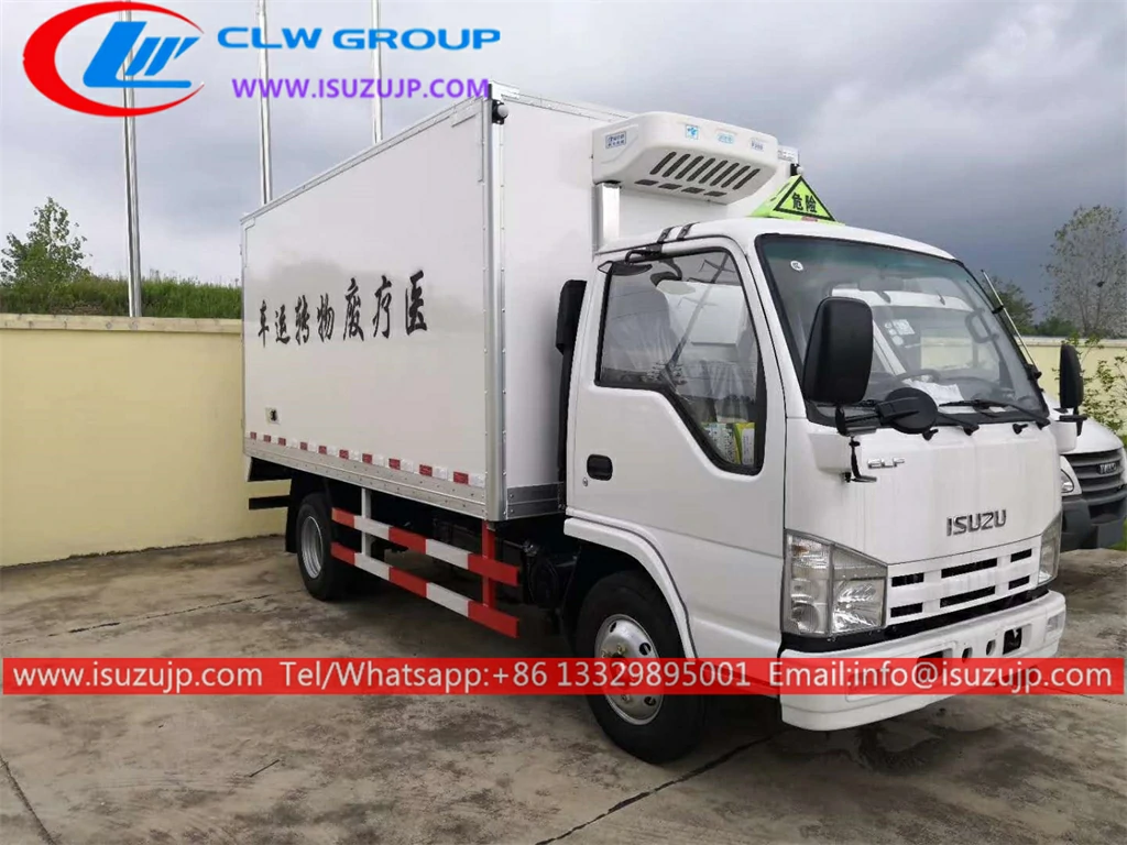 Isuzu small medical waste disposal trucks