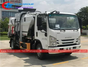 Japanese manual side loader garbage truck Comoros