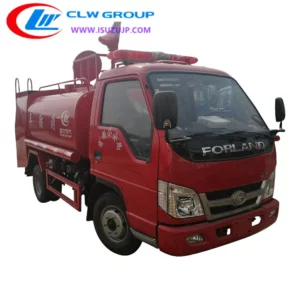 Forland 3000L new water trucks for sale Togo