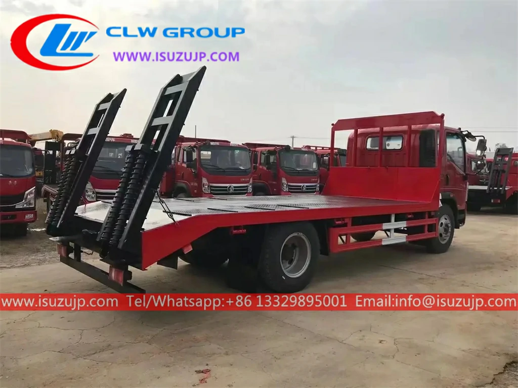 HOWO 15mt custom skirted flatbed truck