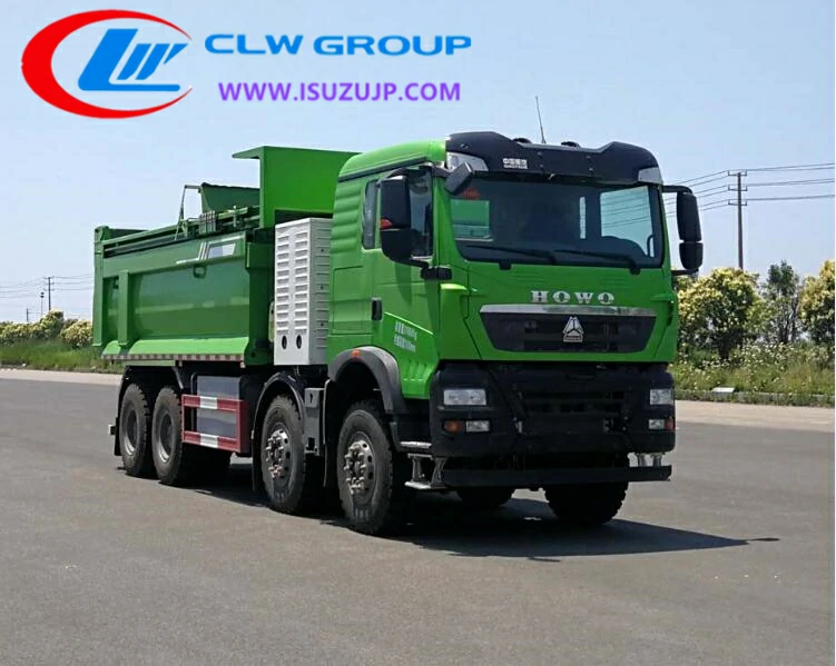 HOWO electric dumping truck Benin