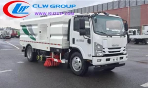 ISUZU 10cbm street sweeper vehicle Guinea