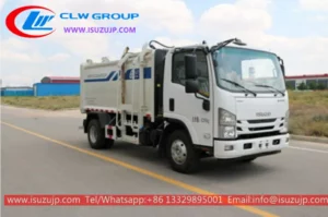 ISUZU 4 ton trash tilt truck Brunei