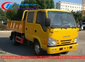 ISUZU NHR 3 ton mini garbage tipper Uzbekistan