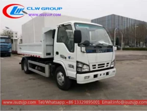 ISUZU NKR 4cbm trash dump truck for sale Saudi Arabia