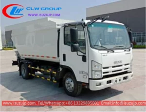 ISUZU NLR 5m3 dustbin truck for sale Kyrgyzstan