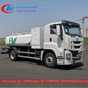 ISUZU electric 2000 gallon potable water truck Myanmar