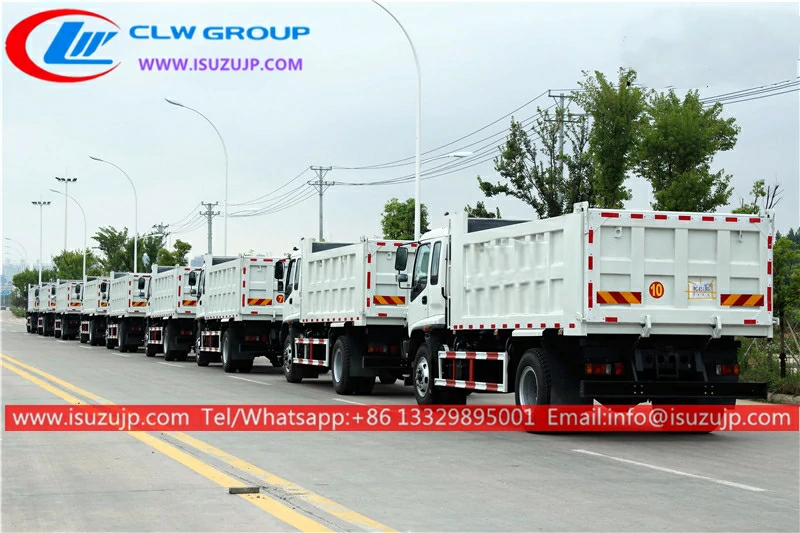 10 sets of Isuzu single axle tipper truck Export Indonesia