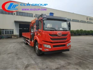 6x4 FAW 12t telescopic boom truck Côte d'Ivoire