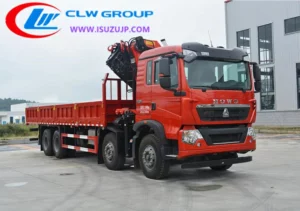 8x4 HOWO 20T Palfinger crane truck Gambia