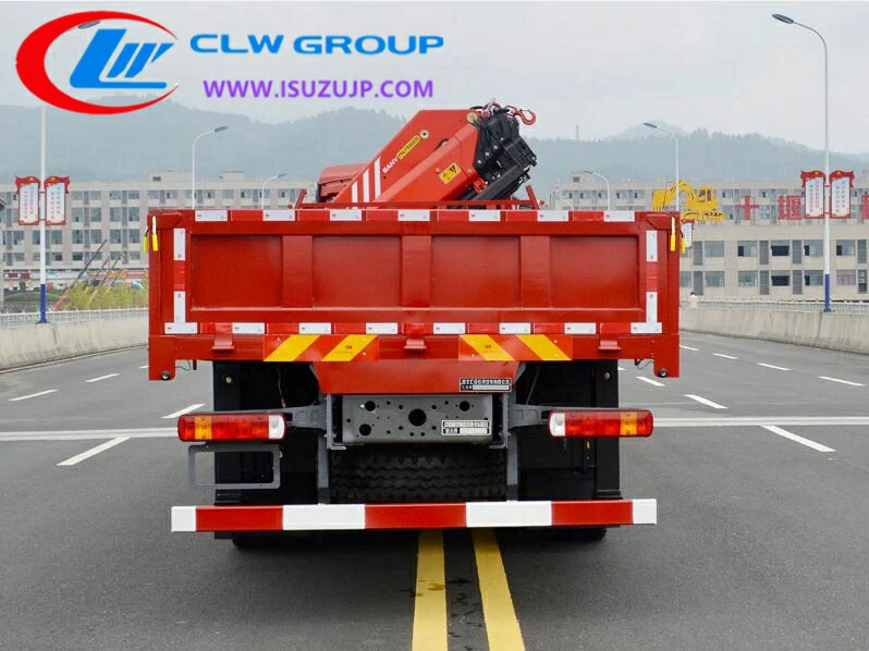 8x4 HOWO 20T Palfinger crane truck for sale Gambia