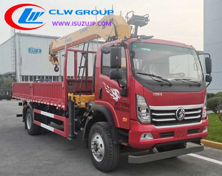 CDW 8000kg cargo truck mounted XCMG Crane Tunisia