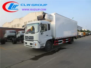 Dongfeng 12T reefer box truck with sleeper Bahrain