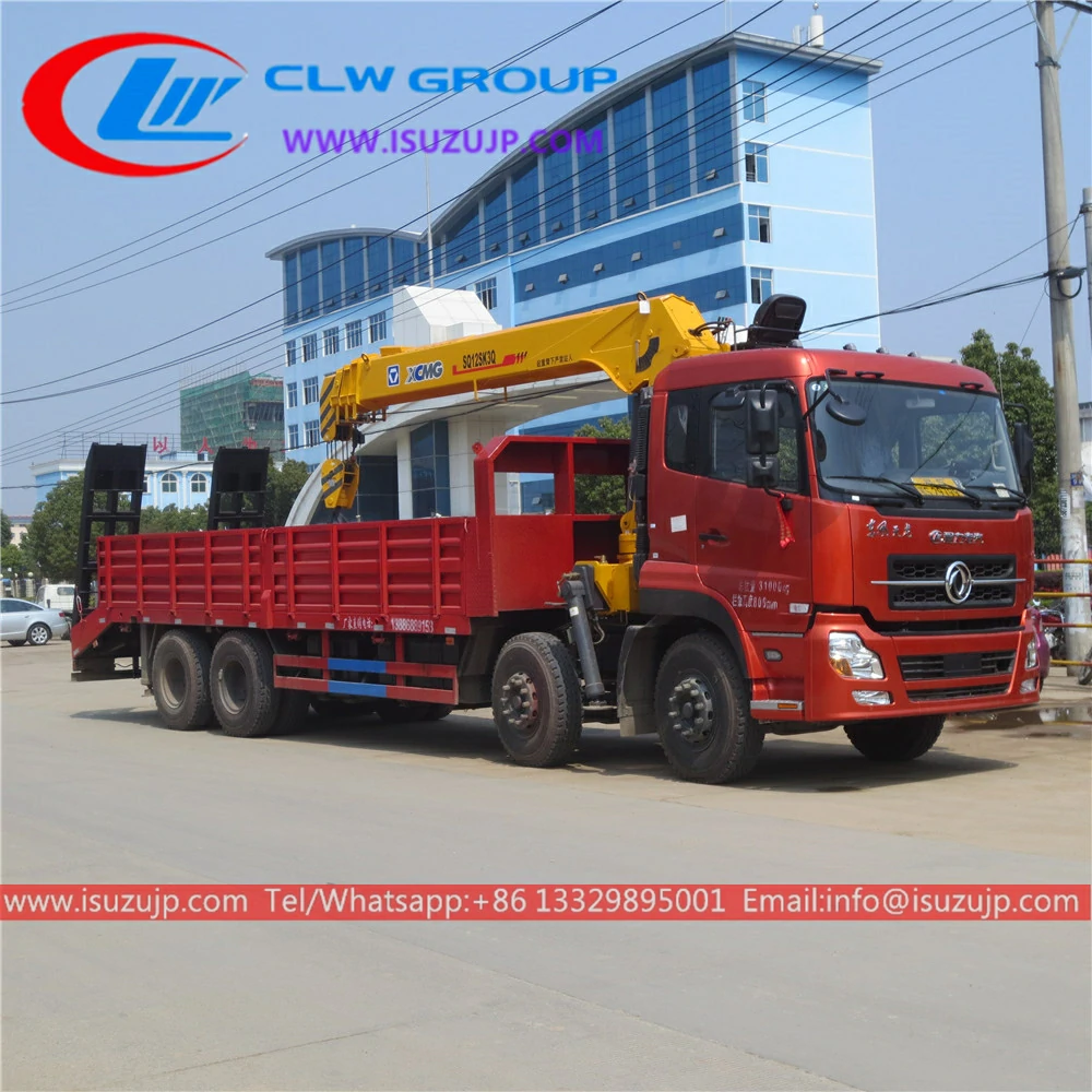 Dongfeng 20 ton flatbed boom truck