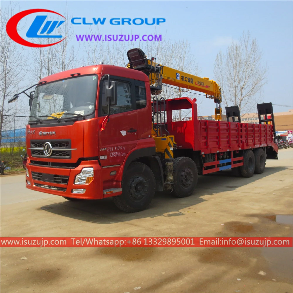 Dongfeng 20 ton flatbed crane