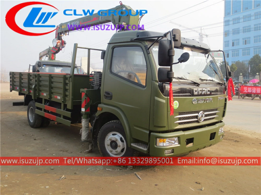 Dongfeng 5 ton mobile crane truck