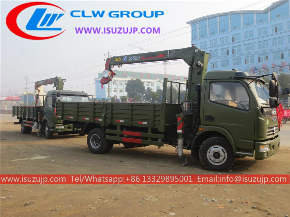 Dongfeng 5 ton truck loader crane