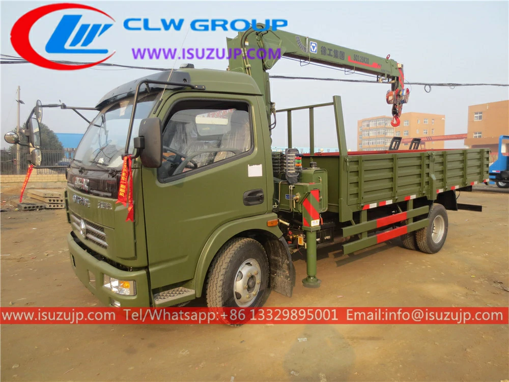 Dongfeng 5T self loader crane