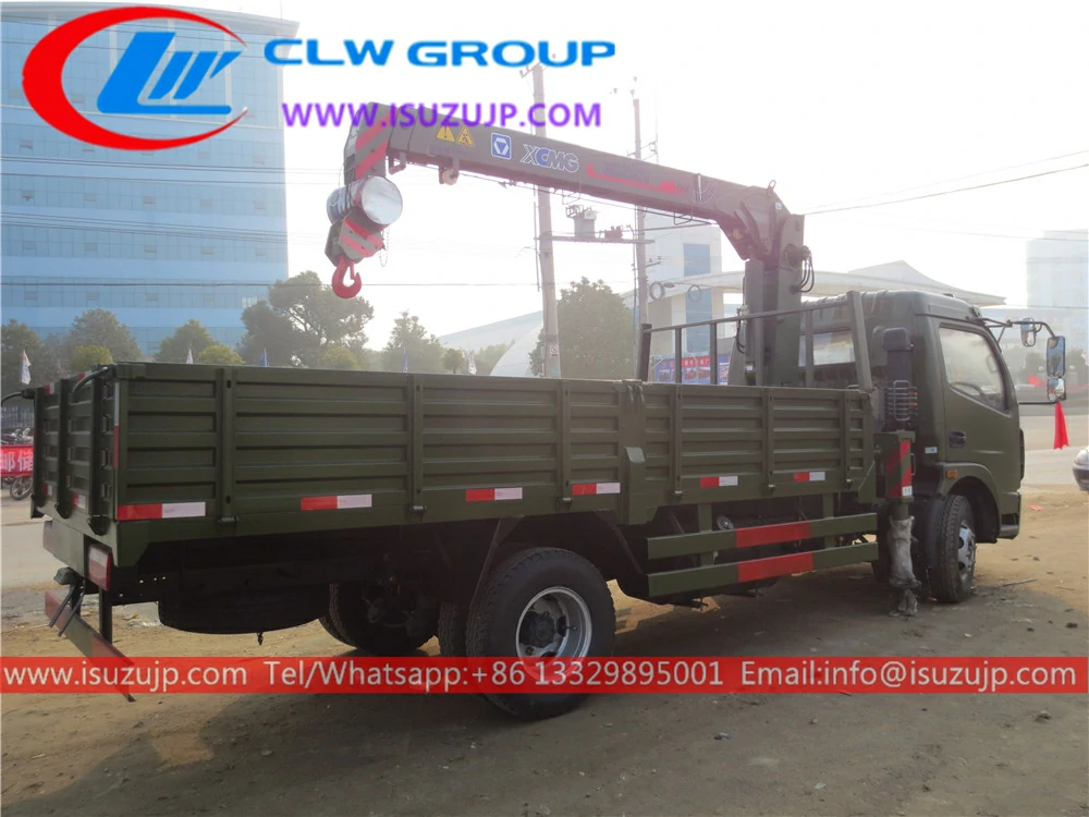 Dongfeng 5T truck crane lift