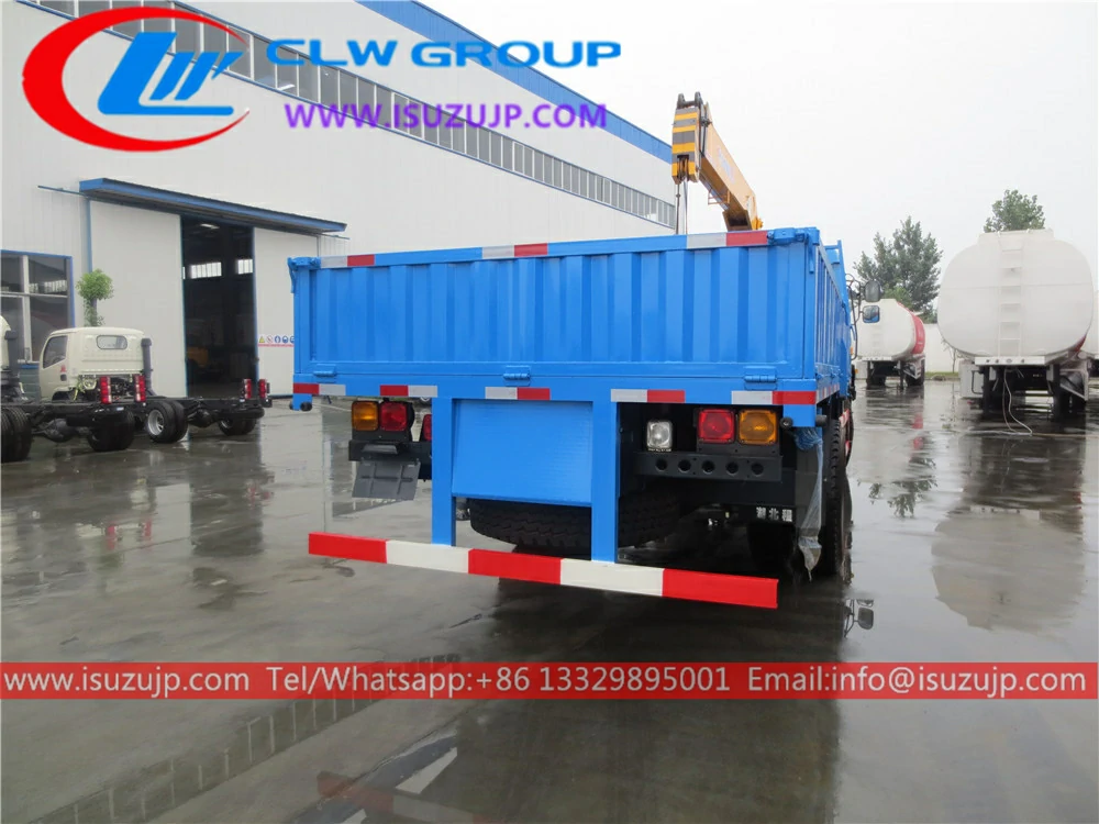 Dongfeng 8 ton boom truck with man basket