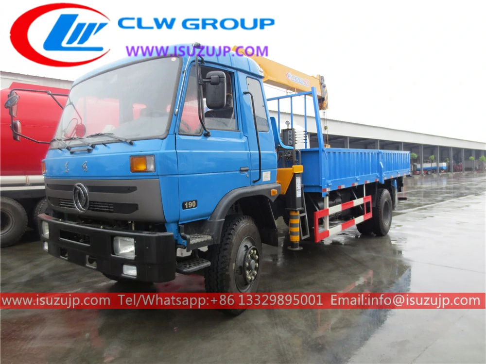 Dongfeng 8 ton telescopic truck crane