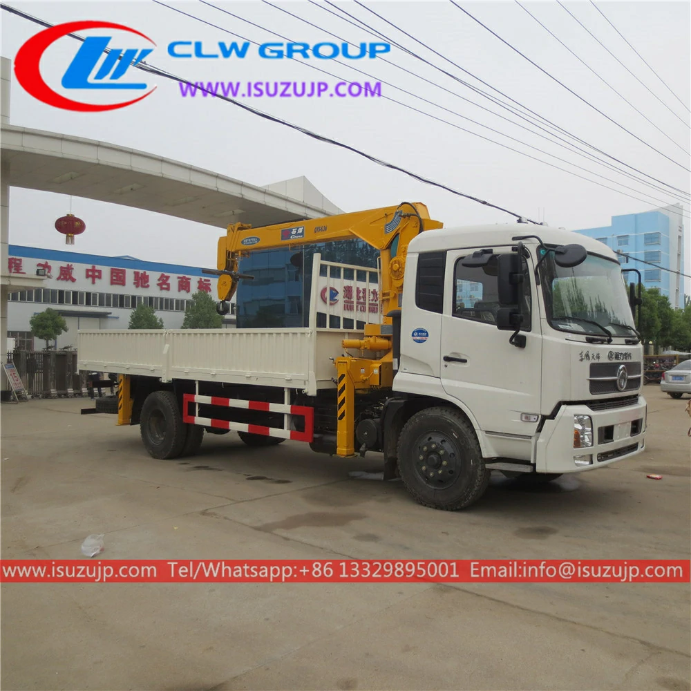 Dongfeng 8ton hydraulic boom truck