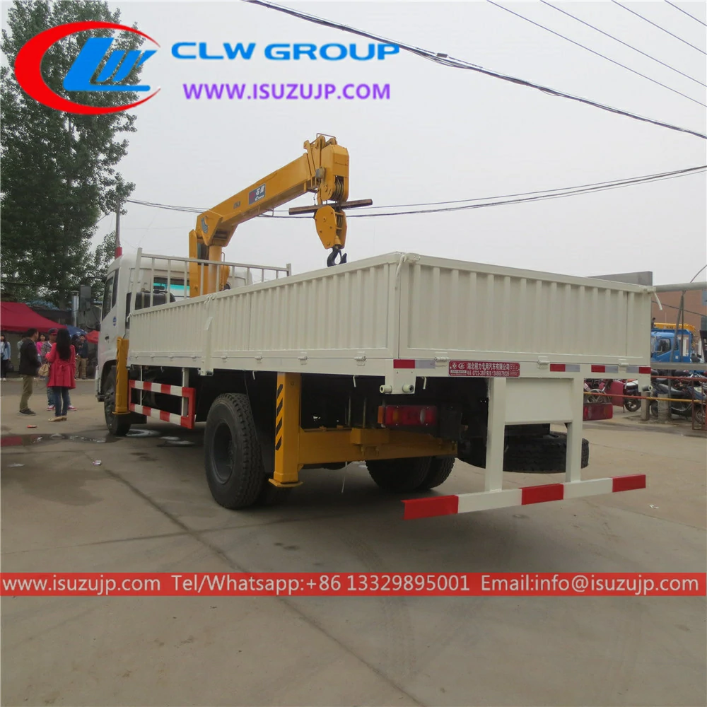 Dongfeng 8ton large crane truck