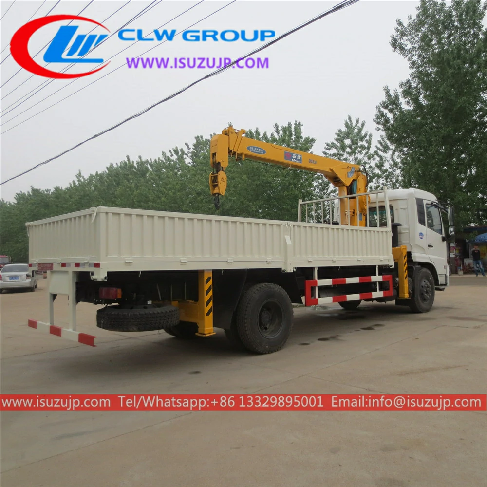 Dongfeng 8ton lorry crane