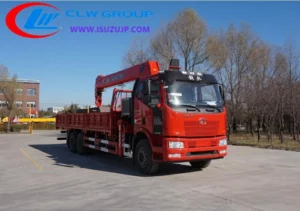 FAW 10ton mobile truck crane Guinea