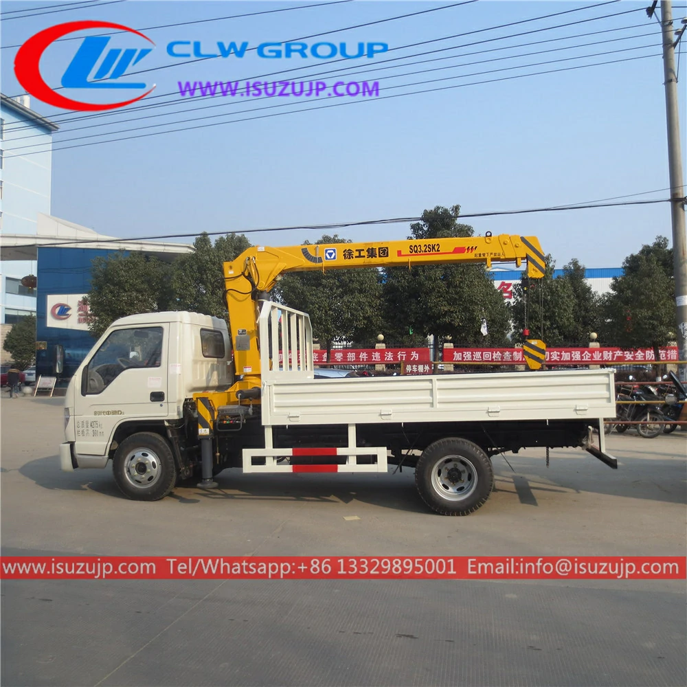 Foton 2 ton cargo crane truck