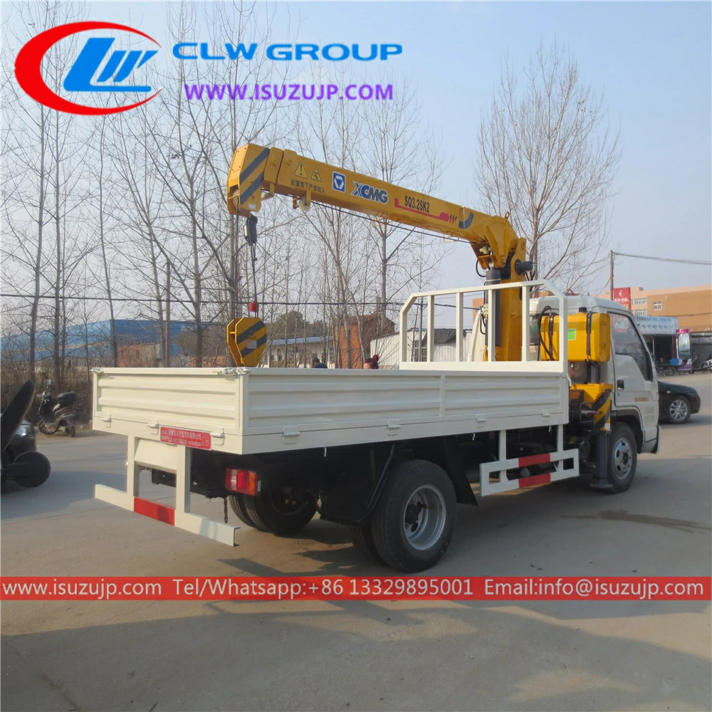 Foton 2 ton container crane truck